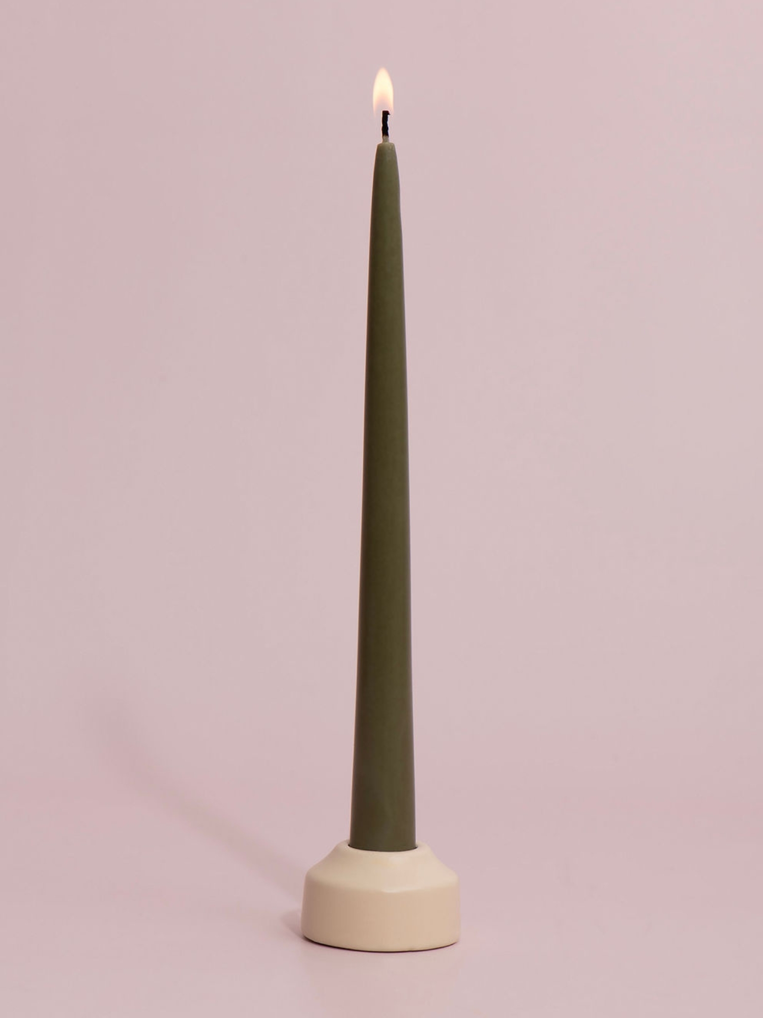 Eden Ceramic Candle Holder - Alabaster