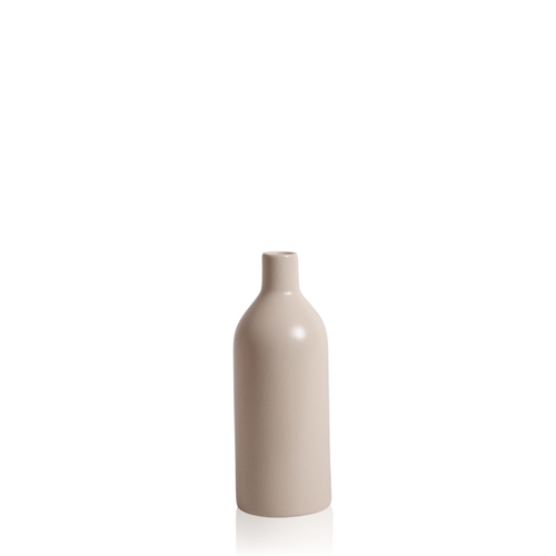 Calla Ceramic Bottle Vase - Alabaster
