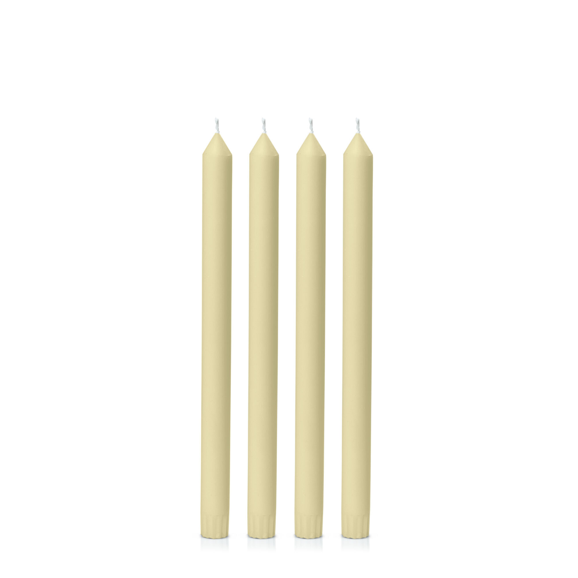 Buttercream 30cm Dinner Candle, Pack of 4