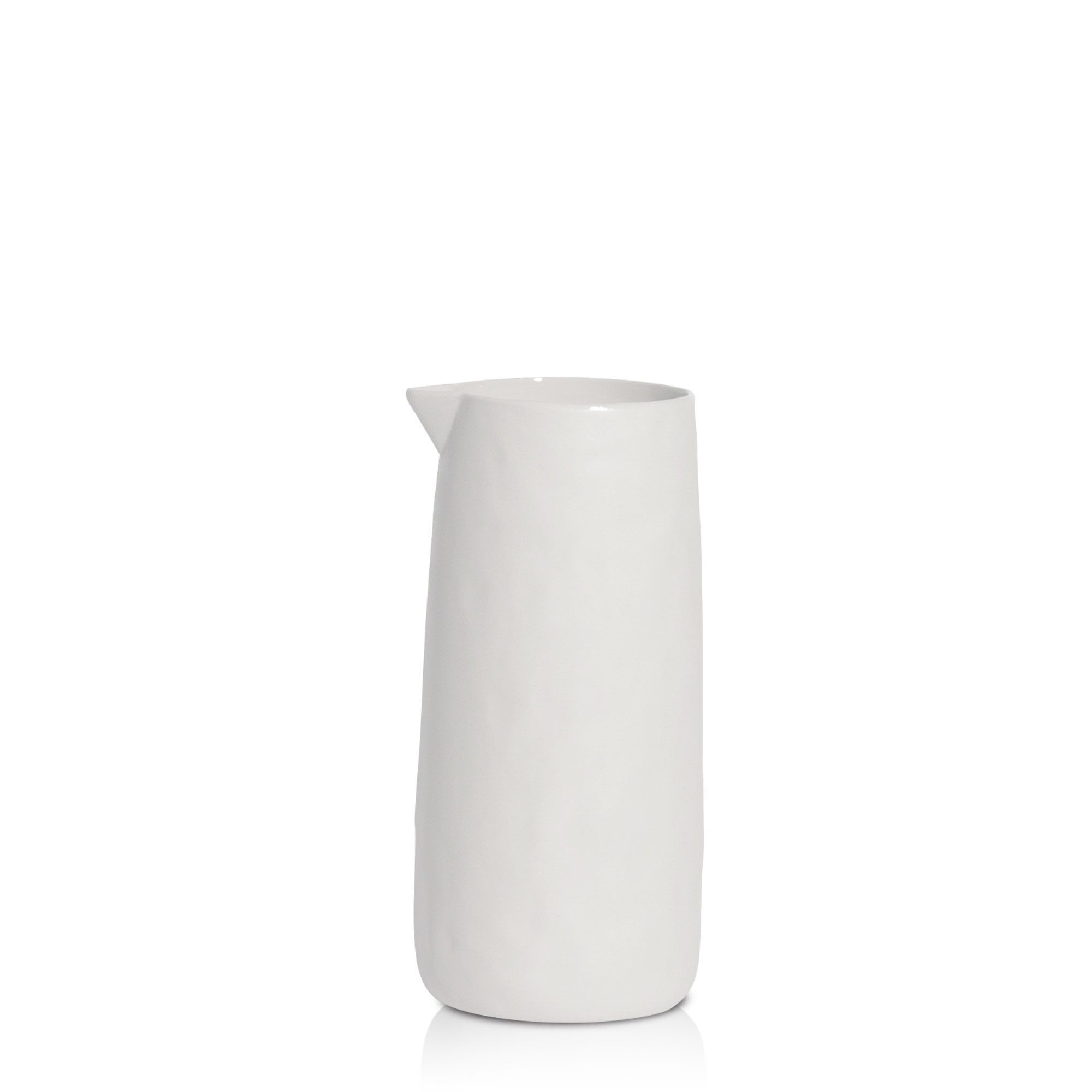 White 19cm Ceramic Jug