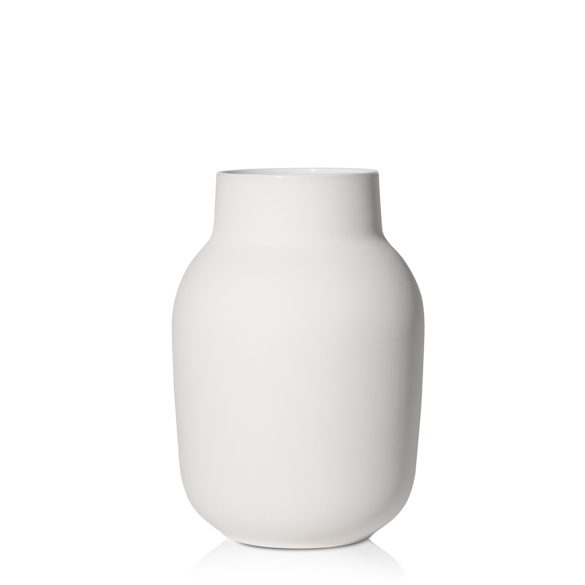 White Ceramic Tub Vase