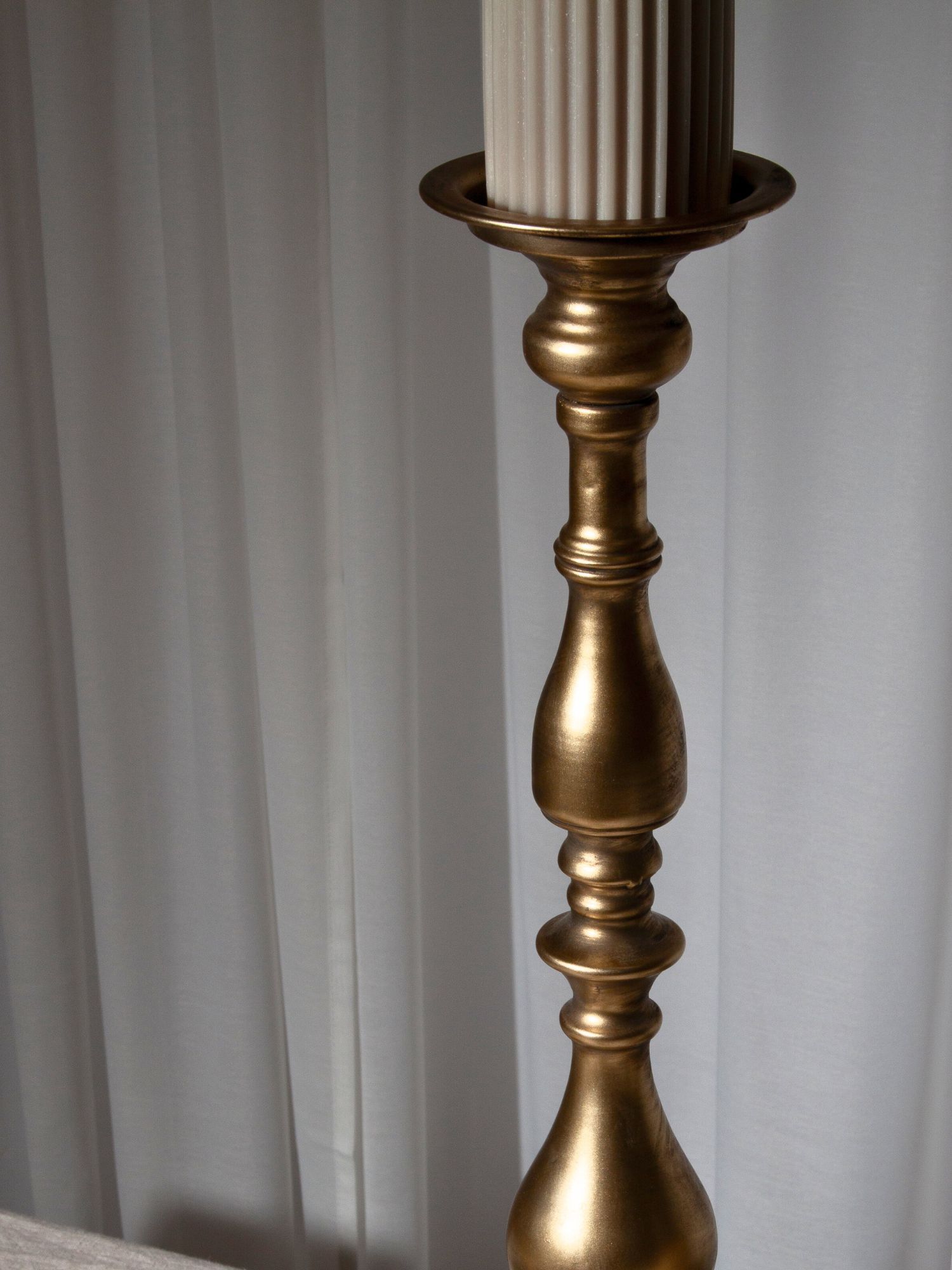 Brass 54cm  Candle Holder