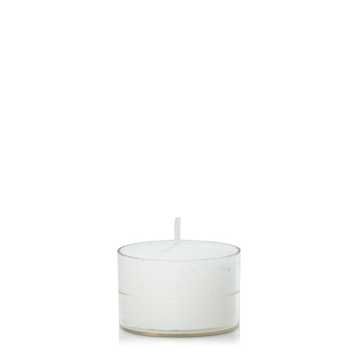 White 9hr Acrylic Cup Tealight, Pack of 50