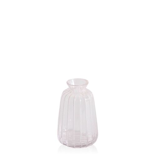 Isabella Glass Bud Vase, Pack of 6