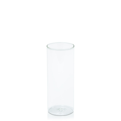 Clear 8cm x 20cm Glass Cylinder