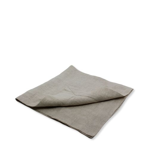 Natural 50cm x 50cm French Linen Napkin , Pack of 4