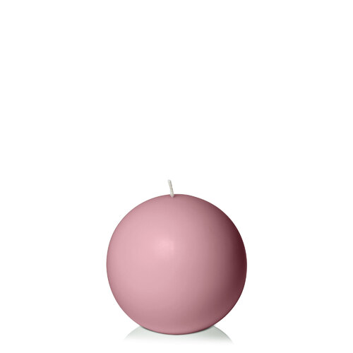 Dusty Pink 10cm Sphere Candle