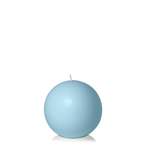 French Blue 10cm Sphere Candle, Pack of 6