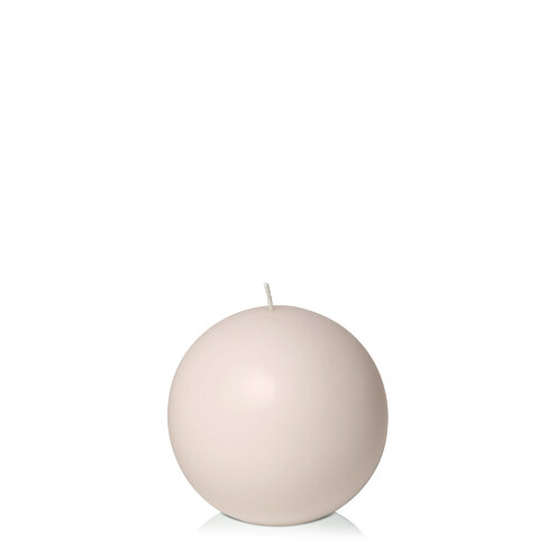 Nude 10cm Sphere Candle, Pack of 6
