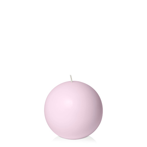 Pastel Pink 10cm Sphere Candle
