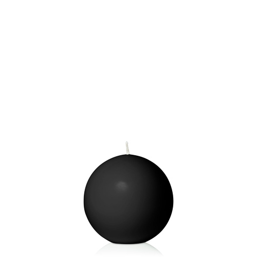 Black 7.5cm Sphere Candle
