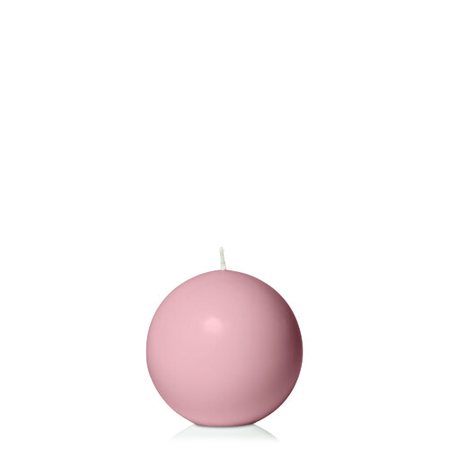 Dusty Pink 7.5cm Sphere Candle