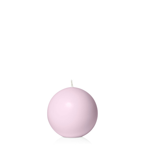 Pastel Pink 7.5cm Sphere Candle