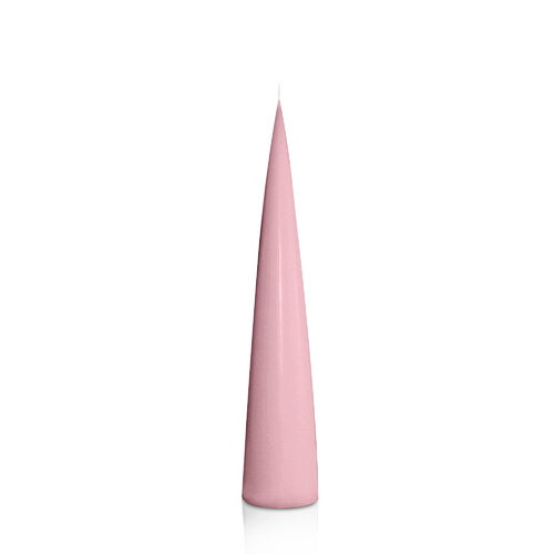 Dusty Pink 4.4cm x 25cm Cone Candle, Pack of 6
