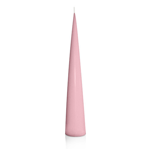 Dusty Pink 4.7cm x 30cm Cone Candle