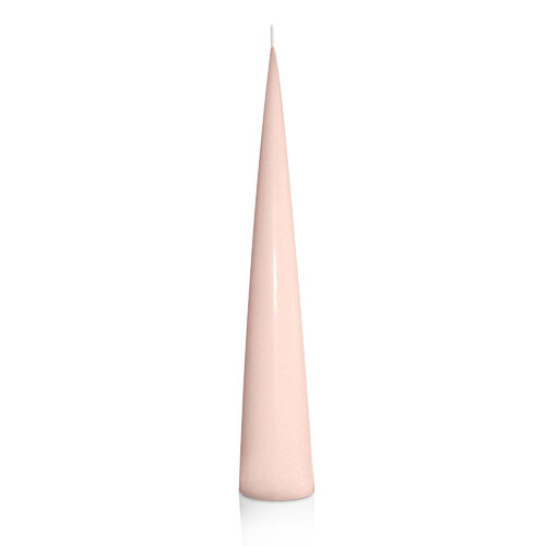 Heritage Rose 4.7cm x 30cm Cone Candle, Pack of 6