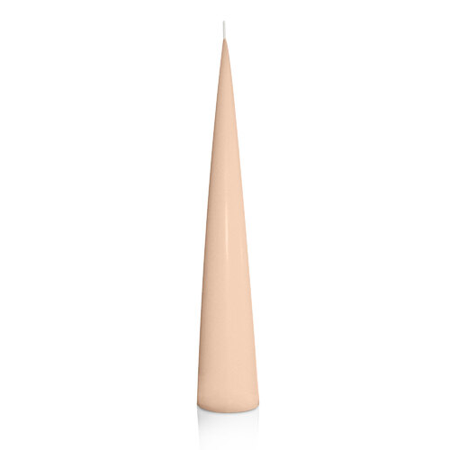 Latte 4.7cm x 30cm Cone Candle, Pack of 6