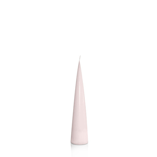 Antique Pink 4cm x 20cm Cone Candle, Pack of 6