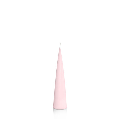 Blush Pink 4cm x 20cm Cone Candle, Pack of 6