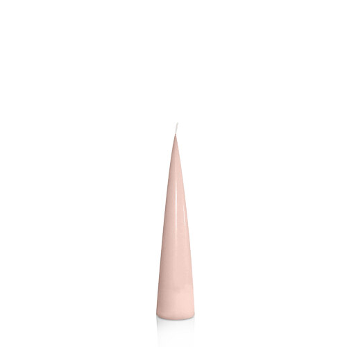 Heritage Rose 4cm x 20cm Cone Candle, Pack of 6