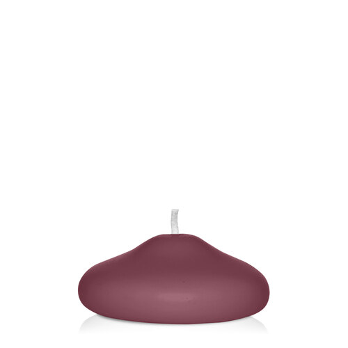 Burgundy 7cm Floating Candle