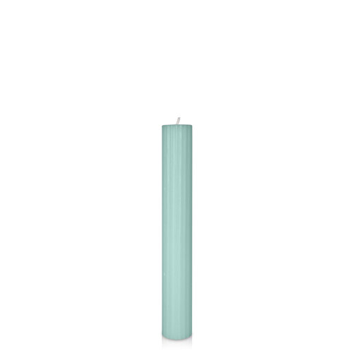 Sage Green 3.5cm x 25cm Fluted Pillar
