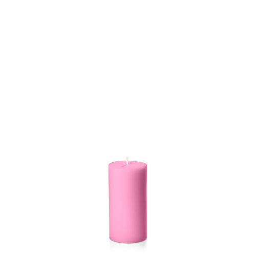 Rose Pink 5cm x 10cm Slim Pillar