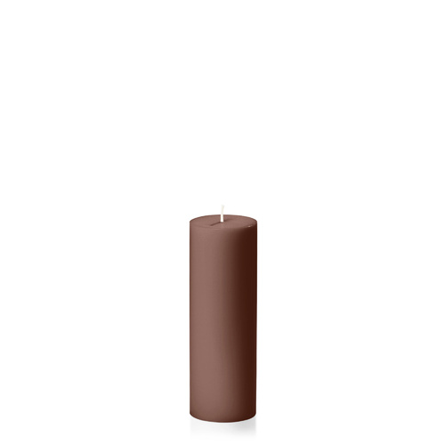 Chocolate 5cm x 15cm Slim Pillar