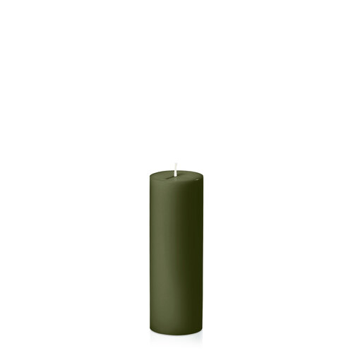 Olive 5cm x 15cm Slim Pillar