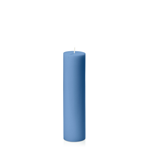 Dusty Blue 5cm x 20cm Slim Pillar