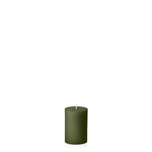 Olive 5cm x 7.5cm Slim Pillar