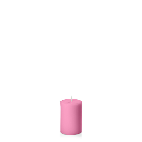 Rose Pink 5cm x 7.5cm Slim Pillar