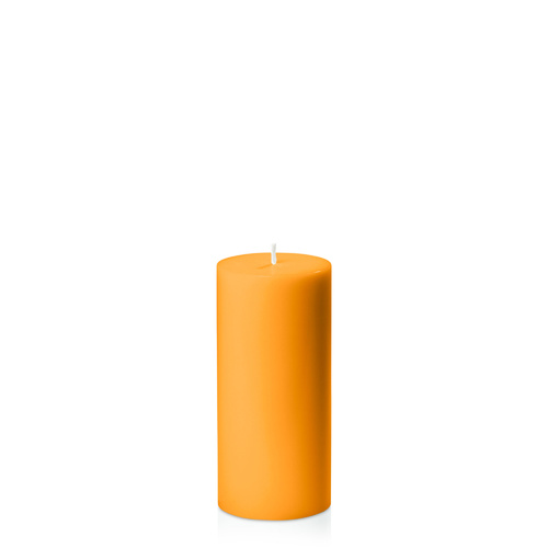 Orange 7cm x 15cm Pillar