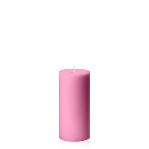 Rose Pink 7cm x 15cm Pillar