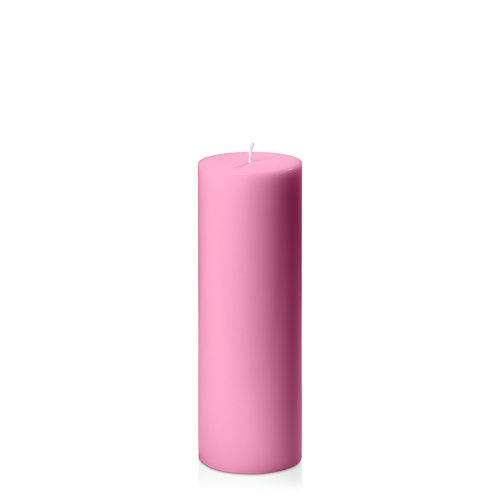 Rose Pink 7cm x 20cm Pillar