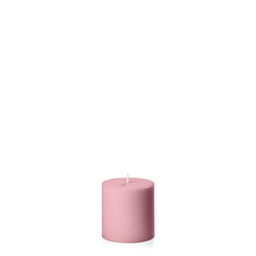 Dusty Pink 7cm x 7cm Pillar