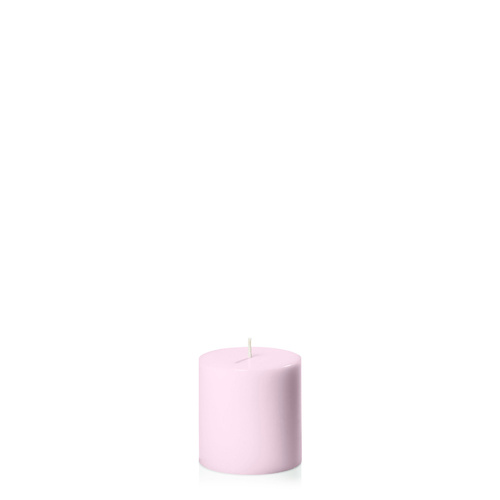 Pastel Pink 7cm x 7cm Pillar