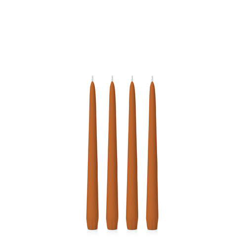 Baked Clay 25cm Taper, Pack of 4