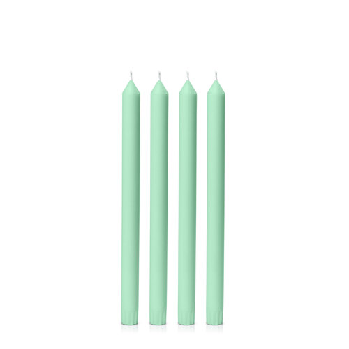 Mint Green 30cm Dinner Candle, Pack of 4