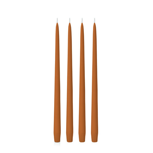 Baked Clay 35cm Taper, Pack of 4