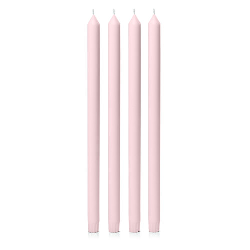 Blush Pink 40cm Dinner Candle, Pack of 4