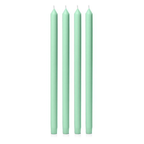 Mint Green 40cm Dinner Candle, Pack of 4