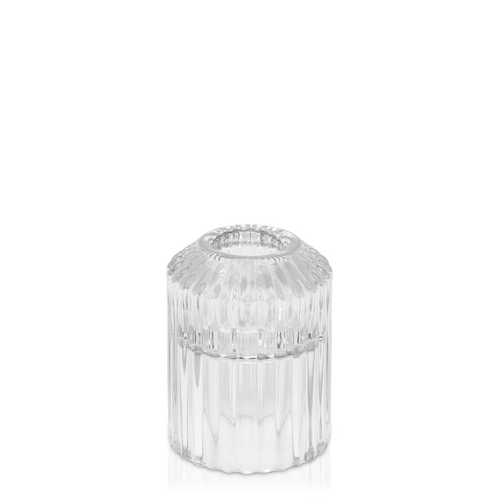 Clear Camilla Vintage Candle Holder, Pack of 6