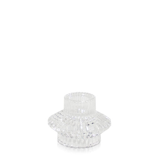 Clear Aida Vintage Candle Holder 