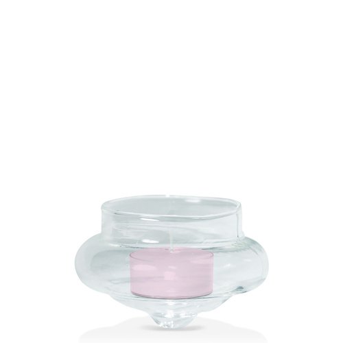 Pastel Pink Tealight in Floating Holder, Pack of 24