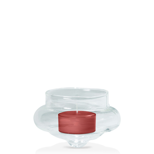 Red Tealight in Floating Holder, Pack of 24