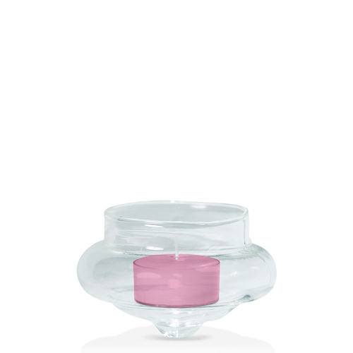 Rose Pink Tealight in Floating Holder, Pack of 24