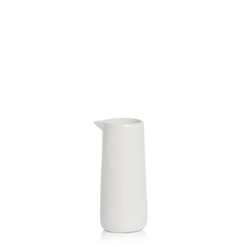 White 13cm Ceramic Jug