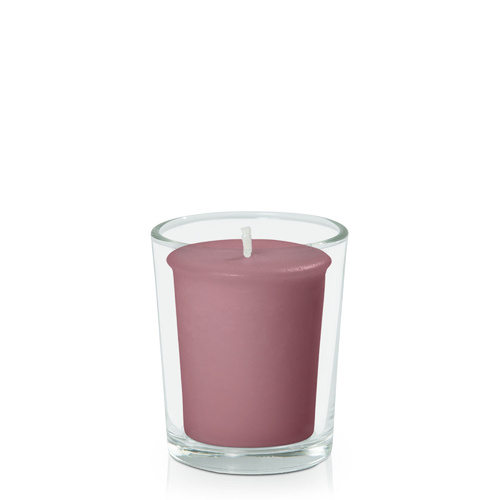 Dusty Pink Moreton Eco Votive in Glass Votive, Pack of 24