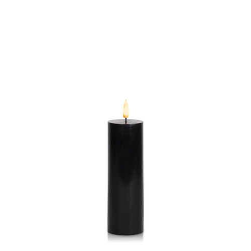 Black 5cm x 15cm LED Pillar, Pack of 1